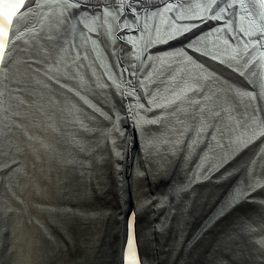 💚3/$25 JM Collection Charcoal Linen Pants 14